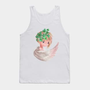 Christmas Ivy Angel Tank Top